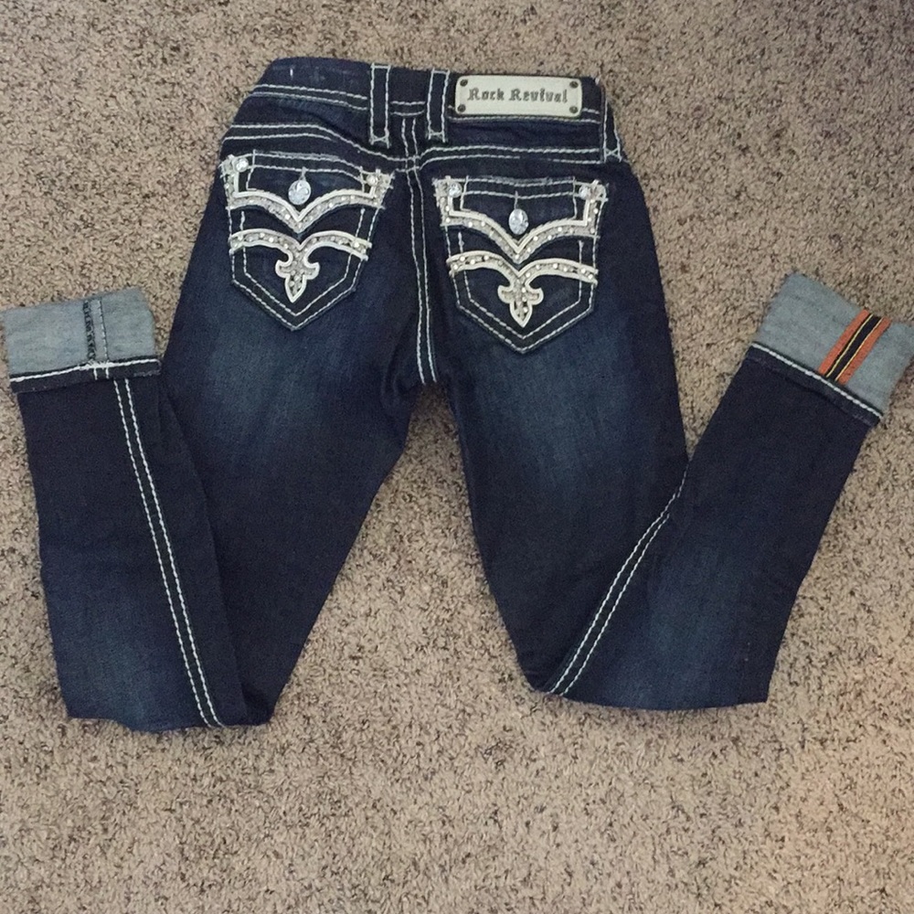 Jeans size 24-rock revivals